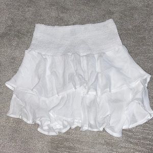 White Flowy Skirt